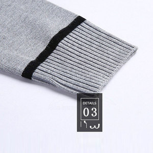 Sweat-shirt respirant écologique à manches longues 100% coton pour hommes de haute qualité avec design personnalisable pour la vente d'automne - Product Image 4