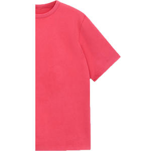 Camiseta Casual para Hombre de Talla Grande con Logotipo Bordado Personalizable de Alta Calidad, Color Rosa, 220 g/m², 100 % Algodón Orgánico Transpirable - Product Image 5