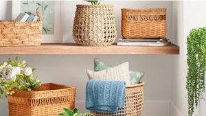 Accessoires pour nouveau-nés, panier en rotin à collectionner pour la chambre à coucher, panier unique à collectionner, fonction multifonctionnelle, prix de gros - Product Image 3
