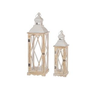 <b>Set</b> Of 2 Different Sizes <b>Lantern</b> Premium Quality Customized Shape Galvanized <b>Lantern</b> For Home Decor Accessories - Product Image 5