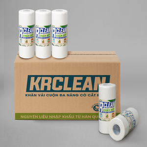 Krclean-Toallitas de cocina superabsorbentes, 50 hojas, paños de limpieza tejidos desechables para platos y mesas, color blanco sostenible - Product Image 5