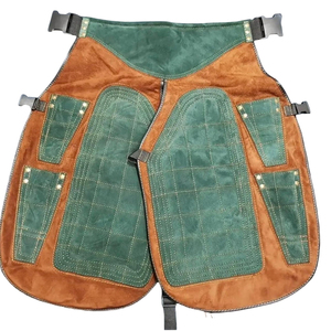 Conception personnalisée Tabliers de maréchal-ferrant professionnels en cuir protecteurs durables Vente en gros Tablier de maréchal-ferrant Tablier de forgeron en cuir robuste - Product Image 1