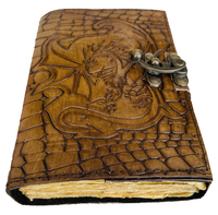 Carnet de croquis vintage pour femme, grand format, style crocodile, avec couverture en papier vieilli imprimé charbon de bois, reliure spirale, idéal pour cadeau