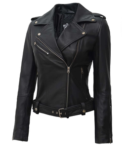 OEM High Quality Fish Leather Jacket Ladies 2024 Hot Style Waterproof Reversible Breathable Quick Dry Cotton Lining Cool Lapel - Product Image 2