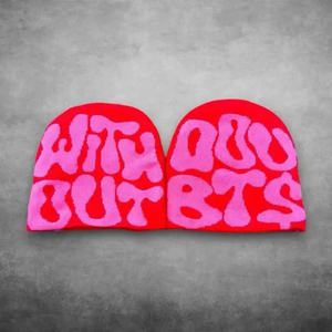 Gros gros bonnets personnalisés bonnet en tricot avec logo personnalisé adulte personnalisé 100% acrylique Jacquard bonnet chapeaux - Product Image 3