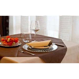 <b>White</b> 45g Non-Woven TNT Disposable <b>Tablecloth</b> 140x140 cm 25 Pieces Per Order - Product Image 4
