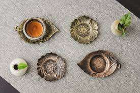 Sous-verre de conception classique en bois et métal, article de restauration, sous-verre écologique, conception personnalisée, fournisseur de sous-verres à thé en Inde - Product Image 5