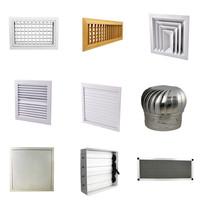 Pièces de systèmes CVC : Grille de retour d'air en PVC et acier durable, diffuseur mural pour climatisation, garantie 2 ans