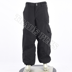 Uniesx-Pantalones de esquí con pechera impermeable para invierno, ropa de snowboard de gran tamaño, transpirable, totalmente sellada, a prueba de viento, Baberos de esquí de talla grande - Product Image 1