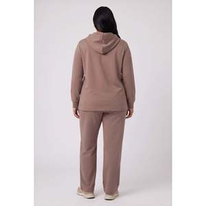 Ensemble de survêtement en coton double, taille grande, couleur vison - Product Image 5
