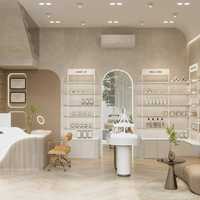 Présentoir de parfums pour salon de coiffure, étagère de présentation de cosmétiques pour magasin de détail, meuble de barbier, étagère murale