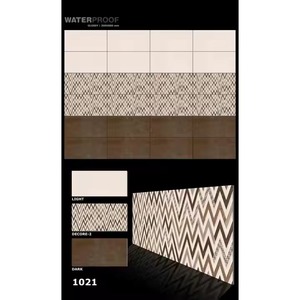 Carreaux muraux en céramique rectifiée émaillée numérique imperméable 30x60cm finition bois brillante pour intérieurs de salle de bain 300x600mm 12x24 - Product Image 6