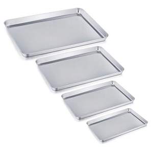 Bandeja de servicio de metal con diseño de aluminio hecho a mano puro, pieza única para artículos planos para el hogar, restaurantes y cenas de hoteles - Product Image 3