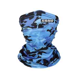 OEM <b>fleece</b> GAA <b>snood</b> with breathable lining elastic neck fit and printed crest design MOQ Pakistan factory - Product Image 2