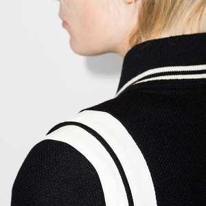 Pas cher Prix Confortable Chaud Manteau Matelassé Coupe-Vent Polyester Femmes Hiver Noir Bomber Softshell Varsity Veste - Product Image 6