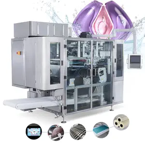 High capacity PVA water soluble laundry making detergent pods packing machine