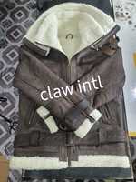 Veste surnaturelle pour homme B3 Flight Jacket Sheepskin Aviator Winter Coat Fur Bomber Leather Jacket