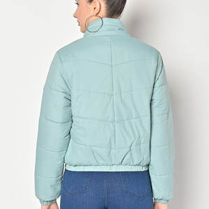 2024เสื้อสเวตเตอร์คอตตอนแบบถักสำหรับสตรีทแวร์เสื้อแจ็กเก็ตขนแกะสีพื้นสำหรับฤดูหนาว - Product Image 3