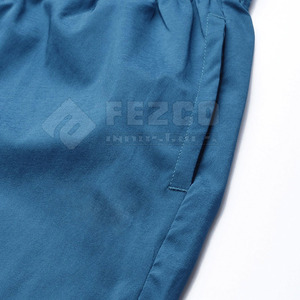 Pantalones cortos de entrenamiento de gimnasio de secado rápido para hombre, patrón sólido informal con cintura elástica, bolsillos con logotipo personalizado, venta al por mayor - Product Image 5