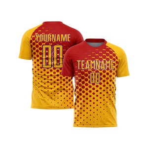 Camiseta de fútbol para hombre sublimada de Color personalizado, ropa de fútbol transpirable ligera y de secado rápido, recién llegado, venta al por mayor disponible - Product Image 1