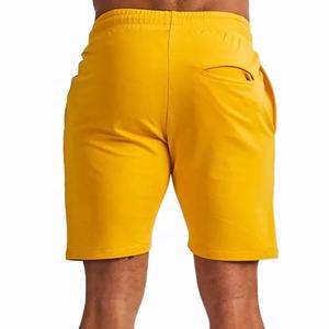 High Quality Summer 350GSM Heavyweight Sports Wear 100% Cotton Loose Drawstring Solid Color French Terry <b>Shorts</b> for <b>Men</b> Custom - Product Image 6