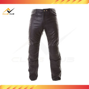 Pantalones de Cuero para Motociclismo de Invierno de Alto Rendimiento, Forro Transpirable, Costuras Resistentes, Personalizables para la Seguridad del Motociclista - Product Image 2