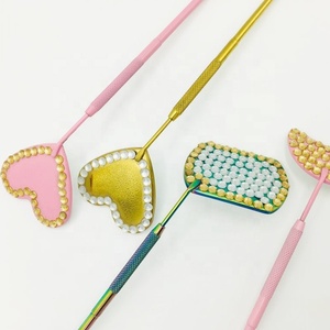 Espejo de pestañas Estilo personalizado con piedra Plasma de todos los colores Disponible Espejo de alta calidad Logotipo de visón Espejos de pestañas Sostenibles - Product Image 4