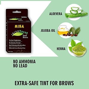 Logo personnalisé poudre de henné à sourcils 3gm poudre de henné naturel avec shampooing à sourcils et huile nourrissante pour les sourcils poudre de henné à sourcils de haute qualité - Product Image 2