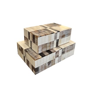 Caja Decorativa India con Incrustaciones de Cuerno, Elegante y Moderna, Hecha a Mano, para Decoración del Hogar y Vajilla en Tiendas - Product Image 5