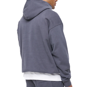 Sweats à capuche en coton pour hommes Sweats à capuche personnalisés à manches longues Sweat à capuche uni vierge pour hommes 2023/2024 - Product Image 3