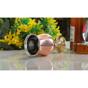 Copa de Cobre Puro de 300 ml con Base de Latón, Material Metálico - Product Image 3