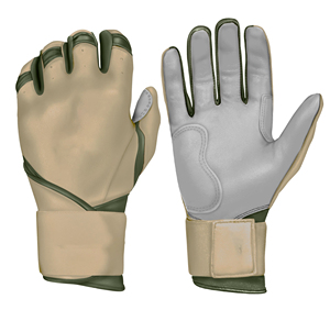 Özelleştirilmiş uzun manşet beyzbol vuruş eldiveni Anti kayma vuruş eldiven erkekler kadınlar için profesyonel softbol Custom Made eldiven - Product Image 1