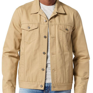 Chaqueta vaquera personalizada algodón de alta calidad abrigo vaquero abotonado logotipo personalizado precio de fábrica al por mayor - Product Image 6