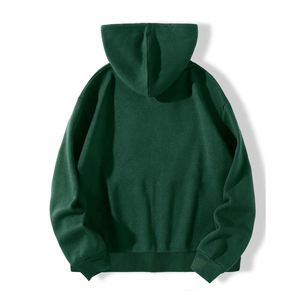 Sweat à capuche personnalisé brodé de strass, imprimé numérique brillant, fermeture éclair, streetwear d'hiver, 100% coton, vente en gros OEM ODM - Product Image 2