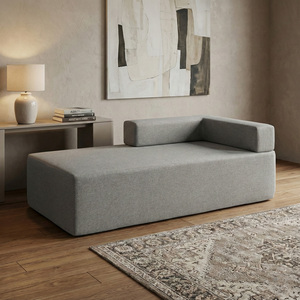 Sofá Cama Modular Ajustable Minimalista de Tela con Espuma Completa y Compresión al Vacío para Apartamento, Hotel, Sala de Estar - Product Image 1