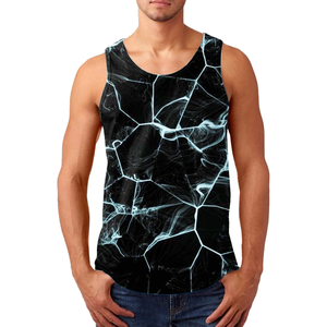 Débardeur de gymnastique pour hommes Gilet de sport d'été décontracté Style 100% coton Matériau tricoté respirant - Product Image 2