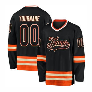 Camiseta de hockey sobre hielo OEM ODM, diseño personalizado, alta calidad, 100 por ciento de poliéster, ropa deportiva - Product Image 6