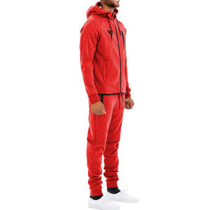 Ensemble de survêtements de football 100% polyester à séchage rapide pour hommes, vente en gros de veste de survêtement respirante pour l'hiver - Product Image 3