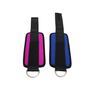 Sangles de cheville personnalisées avec logo pour la musculation, entraînement aux machines à câbles, haltérophilie, sangles de cheville de fitness en cuir - Product Image 4