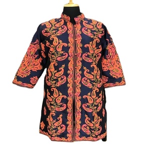 Women Handmade Party Wear <b>Jacket</b> Long Sleeve Boho & Hippie Kantha <b>Jacket</b> - Product Image 1