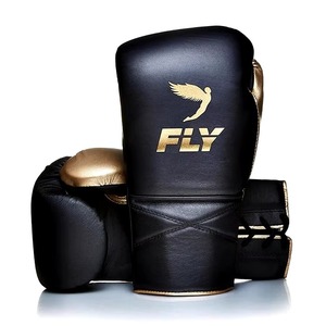 Guantes de Boxeo Profesionales de Alta Calidad Hechos a Medida, Diseño de Cordones de Moda, Cuero Genuino de Vaca, Tallas 8oz RC-BG-136 - Product Image 1