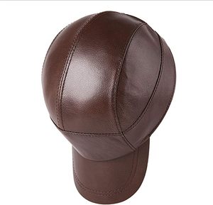 Sombrero de béisbol de cuero PU personalizado para hombre con logotipo original Sombrero de sol informal al aire libre para fiestas - Product Image 6