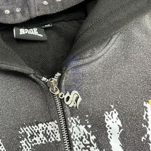 Sudadera con capucha y cremallera con etiqueta personalizada de calidad superior más demandada, sudaderas con capucha impresas en fábrica hechas a precio barato, sudaderas con capucha para hombres - Product Image 5
