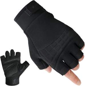 Gants de cyclisme pour adultes Gants de fitness à lacets sans doigts en matériau durable pour hommes et femmes - Product Image 2