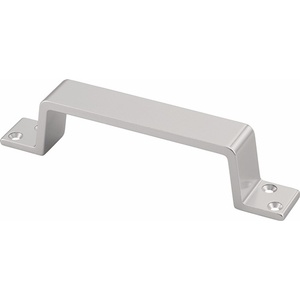 Aluminum <b>Silver</b> Eloxiated 420 Handgriff with 38mm Length 170mm Width 25mm Thickness 4 Holes for Furniture Handles & <b>Knobs</b> - Product Image 1
