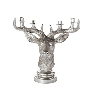 High Quality the QUALITY COLLECTION Aluminum Metal Candle Stands Silver Glossy Finished Candle Holder for Christmas Decoration - Product Image 6