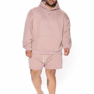 Ensemble de survêtement décontracté à capuche pour homme, taille plus, hiver, 2 pièces, imprimé, écologique, faible MOQ, 2026 - Product Image 5