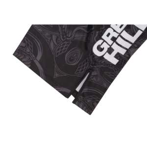 Pantalones Cortos de MMA Blancos de Diseño Personalizado GREEN HILL, Ropa de Poliéster Elástico para Grappling y BJJ para Gimnasio, Sublimados (10537) - Product Image 6