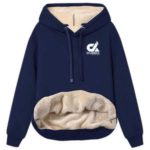 Vêtements d'hiver et d'automne décontractés et chauds 100% coton polaire surdimensionnés pour hommes pulls à capuche et sweatshirts pour hommes - Product Image 1