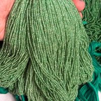Perles rondes lisses en tsavorite verte naturelle de haute qualité, de 2 mm à 3 mm, pour la fabrication de bijoux, avec plus de 50 ans d'expérience, Jaipuri Gems